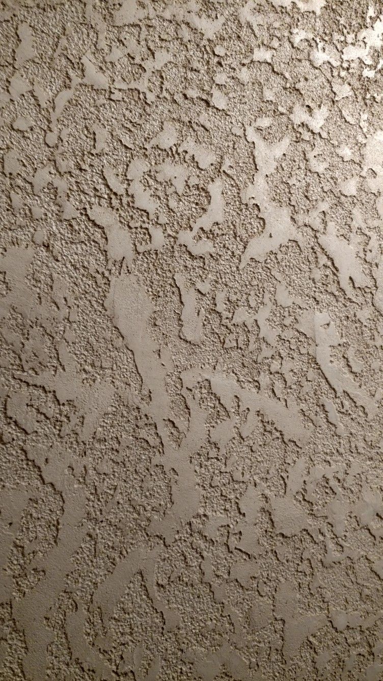 Close-up of textured decorative painting finish on a wall